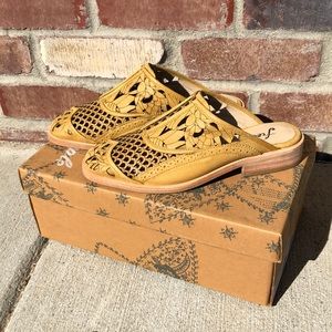 Free People Paramount Mustard Slip On